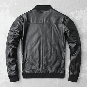 Chaqueta de moda de cuero de manga larga para hombre de alta calidad Chaqueta de trabajo al mejor precio con patrón de camuflaje Diseña tu propio estilo - Product Image 4
