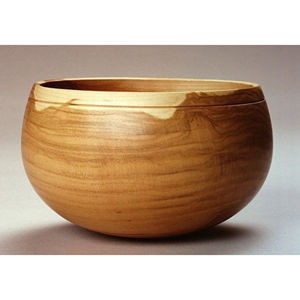 Cuenco de madera de Acacia hecho a mano, tazón de madera rústico, cuencos de madera Natural gruesa para servir ensalada de frutas, venta a bajo precio - Product Image 4