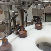 Machine de remplissage et de remplissage en ligne, pour flacons d'huiles essentielles, contenants, bouteilles, pour parfum, huile essentielle, liquide, machine de remplissage, v