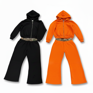 Sudadera con Capucha Extra Grande de Felpa Gruesa con Lavado Ácido Personalizado para Hombre, Ropa de Calle de Invierno, Logotipo Bordado, Estilo Vintage Desgastado, Cremallera, Marca Privada - Product Image 4