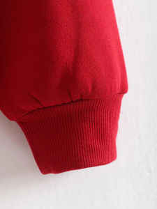 Sweat-shirt à capuche uni doublé avec fermeture éclair et cordon de serrage OEM personnalisé de haute qualité grande taille - Product Image 5