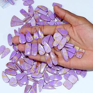 พลอยฟอสโฟซิเดอไรต์คู่อัญมณีหลวมอัญมณีทรงหลังเบี้ยสำหรับทำต่างหูหลวม - Product Image 2