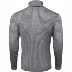 Haute qualité à manches longues hommes pull décontracté col rond sweats automne et hiver chaud hommes tricots Polyester pull - Product Image 2