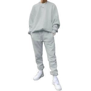 Gran oferta, chándal 100% de algodón para hombre, diseño personalizado, talla grande, moda informal, ropa de invierno, chándal transpirable sólido, fábrica - Product Image 6