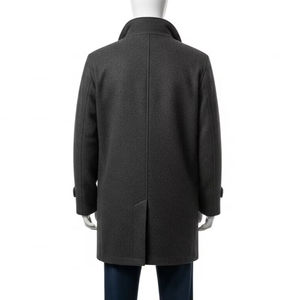 Abrigo de Lana para Hombre de Talla Grande, Cuello Camisero, Mezcla de Lana, Ropa de Abrigo Cálida para Invierno, Informal, de Negocios, Suministro al por Mayor, Exportación Global para Hombre - Product Image 2
