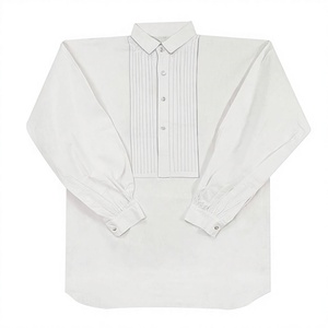 Chemises habillées OEM de haute qualité fabriquées en usine sur mesure à manches longues pour hommes - Product Image 1