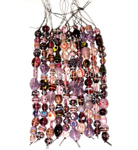 EXCEL EXPORTS STR-BK 10 Strand <b>Set</b> of Multi-Style Black Crystal Glass <b>Beads</b> Loose <b>Beads</b> for Jewelry Making and Decorations - Product Image 4