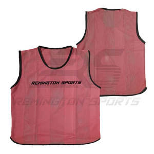 Chaleco de entrenamiento de fútbol transpirable personalizado Pinnies de fútbol Chaleco de fútbol barato Chaleco de fútbol de malla Baberos de entrenamiento de fútbol - Product Image 6