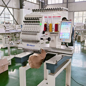 Machine à broder industrielle informatisée à tête unique, fiable, à 9/12/15 aiguilles, pour la couture de t-shirts, vêtements et casquettes - Product Image 3