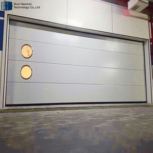 <span class=keywords><strong>Porte</strong></span> <span class=keywords><strong>de</strong></span> <span class=keywords><strong>garage</strong></span> <span class=keywords><strong>sectionnelle</strong></span> en alliage d'aluminium 8x8 combinée avec panneau anti-empreintes digitales et petite <span class=keywords><strong>porte</strong></span> pour usage résidentiel - Product Image 4