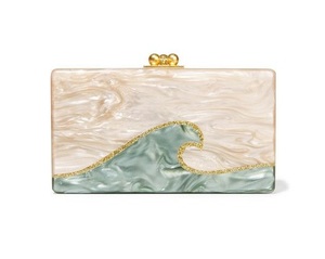 Monedero de resina y bolso de mano de resina Bolso monedero de resina de piedra para Damas y mujeres Regalos DE BODA Suministros Estilo Tesoro hecho a mano - Product Image 4