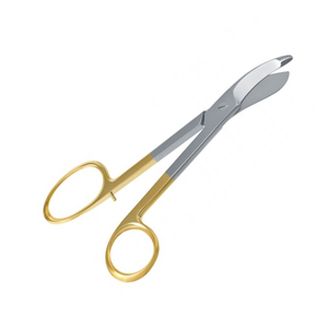 Kéo bruns, cacbua vonfram (TC), 24cm, dụng cụ phẫu thuật bằng thép không gỉ - Product Image 1