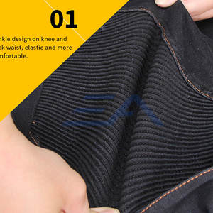 กางเกงมอเตอร์ไซค์หนังคุณภาพสูงสำหรับผู้ชาย ระบายอากาศได้ดี สไตล์ใหม่ สำหรับใช้งานกลางแจ้ง สีพื้น  ขั้นต่ำในการสั่งซื้อน้อย - Product Image 5