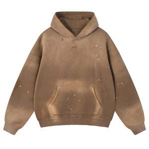 Sudadera con Capucha 100% Algodón Ecológica, Tejido de Punto, Corte Regular, Color Sólido, Estampado Digital, Cierre de Cremallera, Ropa Deportiva de Invierno - Product Image 1