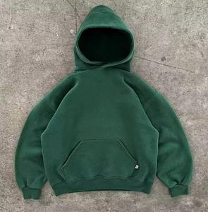 Sudadera con Capucha Colorida Azul, Blanca, Roja y Verde, Efecto Deslavado, Efecto Desgastado, Sudadera Vintage Holgada, Estilo Urbano - Product Image 3