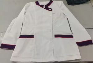 Nouvelle Tunique d'Uniforme Médical en Coton Dobby 2025 pour Infirmières, Tenue de Travail, Uniforme de Salon de Beauté, Ensembles de Blouses Personnalisables pour Femmes, Hôpital - Product Image 6