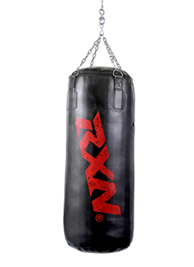 Sacs de frappe classiques traditionnels remplis d'eau lourde/de sable 45kg cuir synthétique de haute qualité de 6 pieds pour la boxe du fournisseur indien - Product Image 3