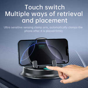 Soporte de coche de sujeción automática OEM rotación de 360 grados y soporte de teléfono multifunción flexible Fácil de instalar para uso en escritorio - Product Image 3