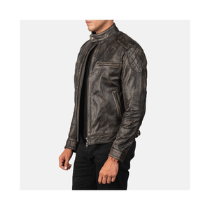 Wholesale New Men's Fashion Design <b>Real</b> <b>Leather</b> <b>Jacket</b> <b>Leather</b> <b>Jacket</b> For Men <b>Leather</b> <b>Jacket</b> Men - Product Image 5