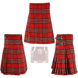 Kilts traditionnels écossais des Highlands en tissu acrylique avec des motifs de tartan classiques conçus pour un confort et une tenue longue durée - Product Image 5