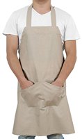 Tabliers de cuisine pour femme Chef serveur café boutique barbecue tablier de coiffeur bavoirs accessoire de cuisine livraison directe