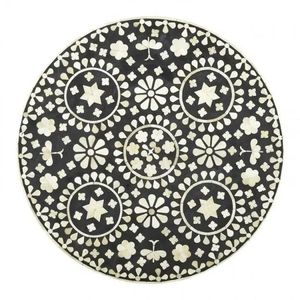 Vente en gros de table de chevet en incrustation d'os meuble de table de chevet en incrustation d'os mobilier de salon de l'Inde - Product Image 1