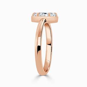 Bague de fiançailles solitaire pour femme, taille marquise - Product Image 4