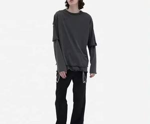 เสื้อสองชั้นสำหรับผู้ชายเสื้อแขนยาวสั่งทำโลโก้ของคุณเอง - Product Image 5