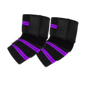 Bandes de Compression Respirantes pour Genoux avec Fermeture à Tirer, Épaisses, Protection Professionnelle pour l'Entraînement de Musculation et de Powerlifting en Salle de Sport - Product Image 4