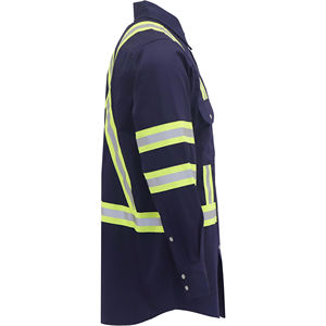 La conception la plus demandée chemise de sécurité pour hommes taux raisonnable anti-rides meilleurs modèles vente chaude chemise de sécurité pour hommes avec le dernier tissu - Product Image 4