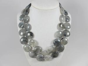 Collier de perles en résine multicolore, collier ras du cou personnalisé de Fashion Gallery, perles de verre en forme de cœur, broderie colorée, fête - Product Image 3