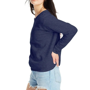 Col rond personnalisé à manches longues jeunes femmes sweats à la mode du fournisseur bangladais 100% qualité orientée vers l'exportation - Product Image 5