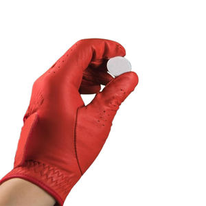 Guantes de golf de cuero genuino tamaño personalizado mano izquierda derecha transpirable piel de oveja pura guantes de golf cómodos guantes de golf deportivos - Product Image 4