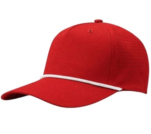 Unisex 100% Polyester Dobby 6-Panel Deep Crown Baseball Cap Silver Copper Buckle Adjustable Unstructured Dad Hat for Outdoor - Product Image 3