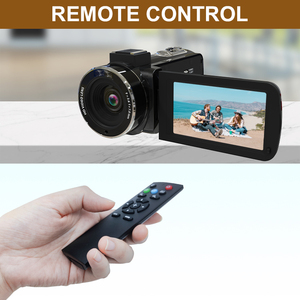 Заводская новейшая черная hd портативная 3,0 дюймов красивое лицо 16X цифровой зум профессиональная видеокамера - Product Image 6