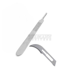 Couteau à scalpel chirurgical manuel en acier inoxydable réutilisable de haute qualité, lame tranchante, stérilisé à haute température, utilisation hospitalière - Product Image 4