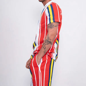 Ensemble de vêtements d'été unisexe à logo personnalisé Short en tissu à séchage rapide de haute qualité et design de grande taille imprimé de t-shirt - Product Image 6