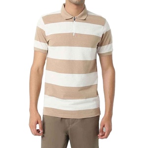 Polo para Hombre con Diseño de Media Cremallera, Material Transpirable Antidecoloración, Textura Elegante, Perfecto para Eventos Casuales, Estilo Fresco - Product Image 1