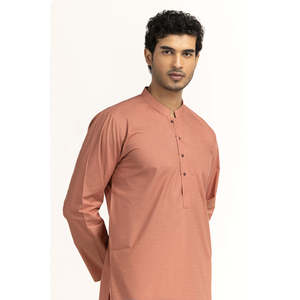 Kurta de Algodón KR-STY25-072, Estampado Étnico Tradicional Indio, Corte Regular, Salwar Kameez de Alta Calidad para Fiestas - Product Image 1