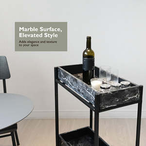 Marco de acero duradero Carro de almacenamiento rodante Estante laminado Estante de transporte - Product Image 4