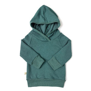 Logo Brodé Personnalisé Bébé Garçon Fille Sweats à Capuche pour Enfants Sweat-shirt-Fermeture Éclair-Up Coton Bio Respirant - Product Image 1