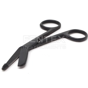 Ciseaux à pansement Lister noir en acier inoxydable de la meilleure qualité 5.5 "(14cm) - Product Image 4