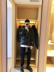 Fermeture éclair hommes doudoune imperméable coupe-vent respirant col montant haute rue Style 2024 hiver vente en gros Promotion moderne - Product Image 6