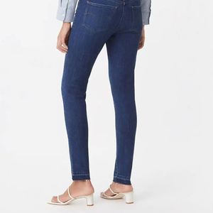 Pantalones Vaqueros de Mezclilla para Mujer al por Mayor, Talla Grande, Casuales, Cintura Media, Transpirables, Corte Regular, Color Oscuro, 100% Algodón - Product Image 4