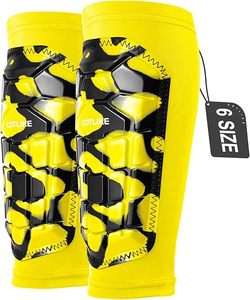 Espinilleras de Fútbol Ligeras, Transpirables y Flexibles 2024, con Correas Ajustables, Equipo de Protección de Cuero para Niños y Niñas - Product Image 3