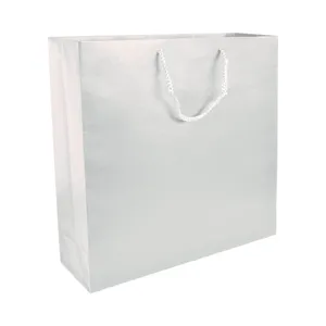 Borse Shopper Personalizzate in Carta Laminata Opaca con Soffietto per Promozioni - Product Image 2