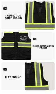 Vêtements de travail respirants gilet de sécurité haute fabrication gilet de sécurité personnaliser logo gilet de sécurité - Product Image 6