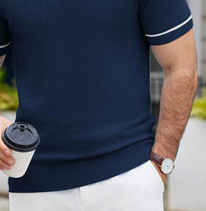 Meilleur prix T-shirt polo de haute qualité pour hommes avec logo personnalisé et design parfaitement ajusté T-shirts pour hommes - Product Image 5