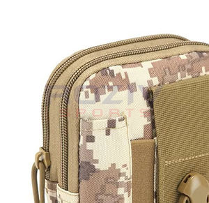 Mini sac tactique multifonctionnel, sacs de ceinture tendance, sport, plein air, camping, mini poche unisexe, fermeture éclair, mini sac tactique - Product Image 4