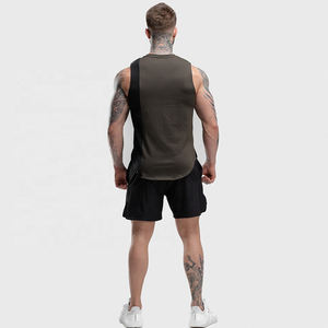Singlet de sport respirant de haute qualité, tricoté, décontracté, à séchage rapide, pour la course à pied, le fitness, le sport, pour hommes - Product Image 2